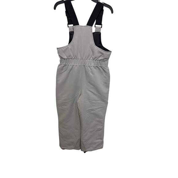 NEW SwissTech S 6/7 Gray Zip Front Snow Bibs Ski Snowboard Pant boy girl kid - Picture 4 of 4